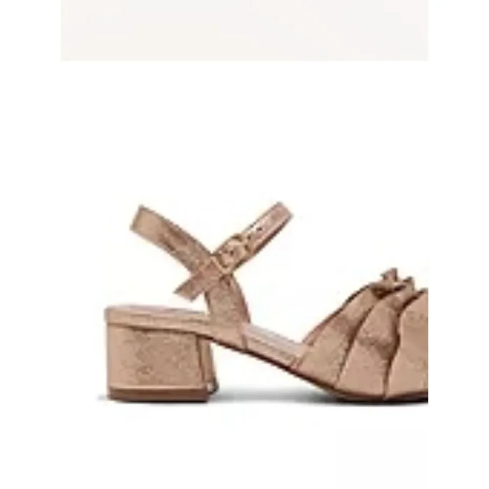 (S-4592) Madden Girl Roslyn Girls Square Open Toe Sz 4